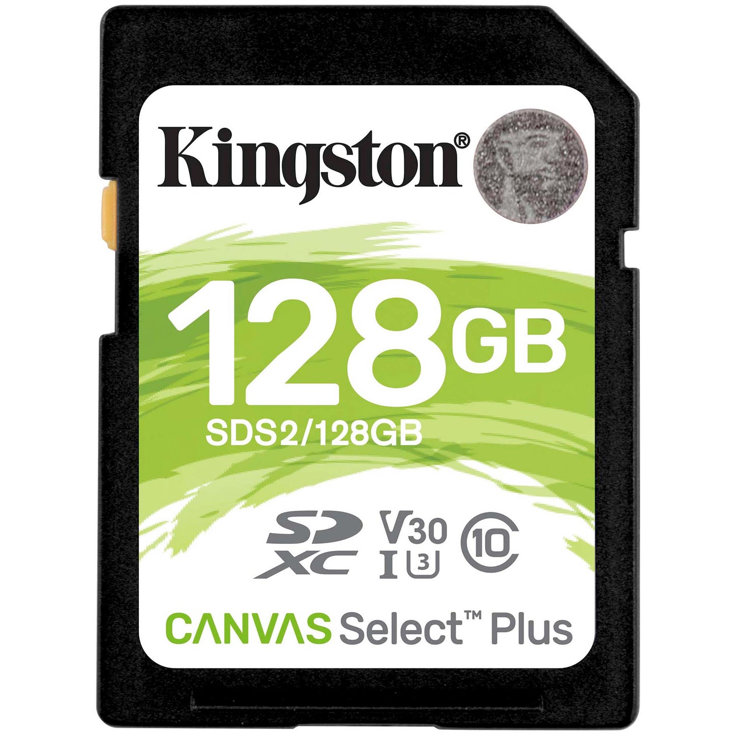 SDXC Memory Card Kingston Canvas Select Plus, 128Gb, Class 10 / UHS-1 U1 SDS2/128GB-SD 