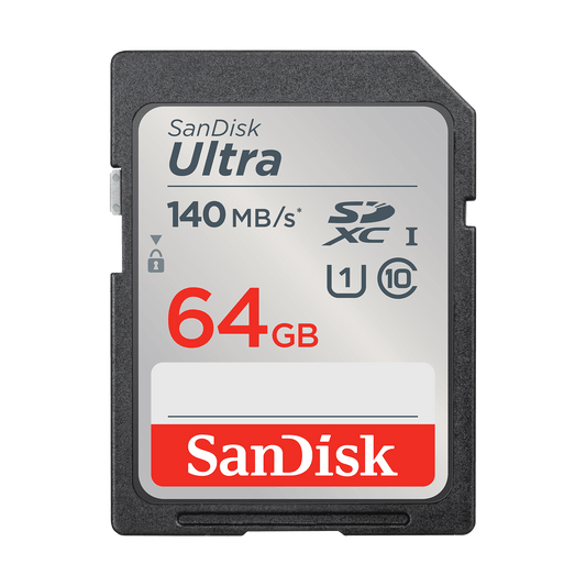 Memorijska kartica SDXC SanDisk Ultra, 64Gb, Klasa 10 / UHS-1 U1 SDSDUNB-064G-GN6IN