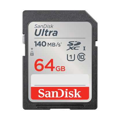 Memorijska kartica SDXC SanDisk Ultra, 64Gb, Klasa 10 / UHS-1 U1 SDSDUNB-064G-GN6IN