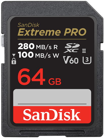 SDXC memorijska kartica SanDisk Extreme Pro, 64Gb, Klasa 10 / UHS-2 U3 SDSDXEP-064G-GN4IN