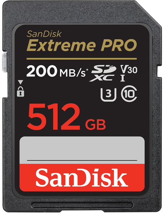 SDXC memorijska kartica SanDisk Extreme Pro, 512Gb, Klasa 10 / UHS-1 U3 SDSDXXD-512G-GN4IN