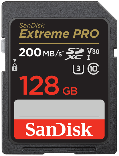 SDXC memorijska kartica SanDisk Extreme Pro, 128Gb, Klasa 10 / UHS-1 U3 SDSDXXD-128G-GN4IN