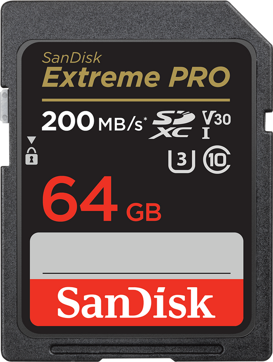 SDXC memorijska kartica SanDisk Extreme Pro, 64Gb, Klasa 10 / UHS-1 U3 SDSDXXU-064G-GN4IN