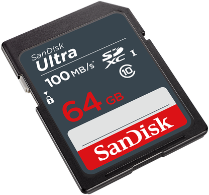 SDXC memorijska kartica SanDisk Ultra, 64Gb, Klasa 10 SDSDUNR-064G-GN3IN