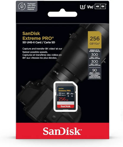 SDXC memorijska kartica SanDisk Extreme Pro, 256Gb, Klasa 10 / UHS-2 U3 SDSDXDM-256G-GN4IN