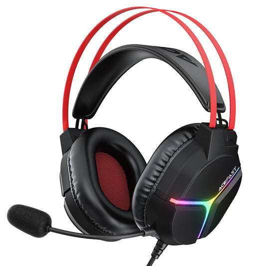 Gejmerske slušalice 3.5mm Acefast H16, RGB, 2m, Crne