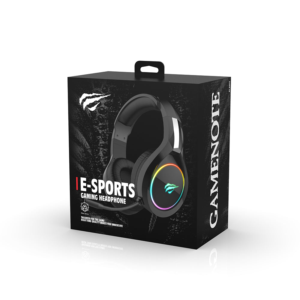 Gaming slušalice 3.5mm HAVIT H2002D, 2m, Ljubičaste