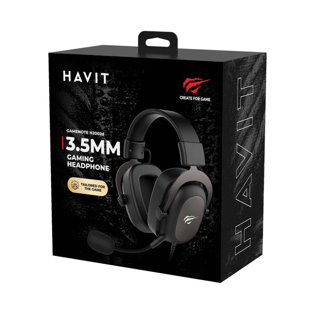 Gaming slušalice 3.5mm HAVIT H2002D, 2m, Zelene