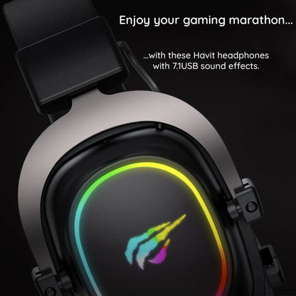 Gaming slušalice 3.5mm HAVIT H2002P, 2m, Crne