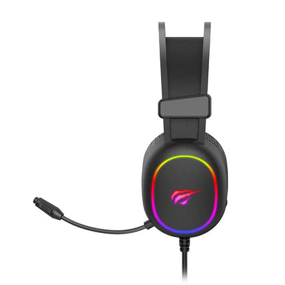 Gaming slušalice 3.5mm HAVIT H2016d, RGB, 2m, Crne