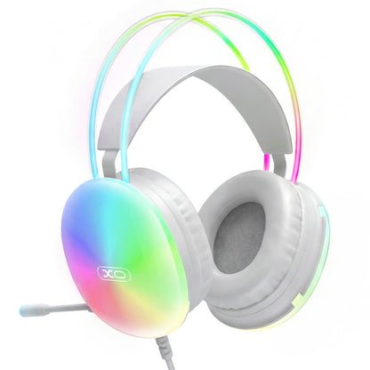 Gejmerske slušalice 3.5mm XO Design GE11, RGB, Bele