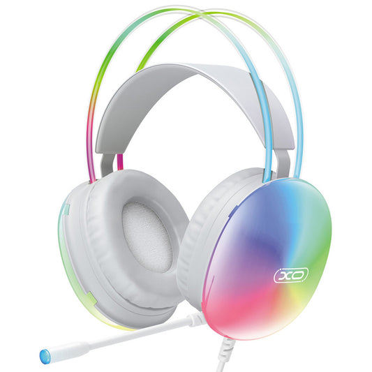 Gejmerske slušalice 3.5mm XO Design GE11, RGB, Bele