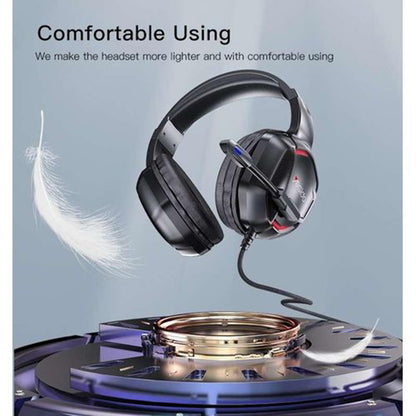 Slušalice za igranje 3.5mm Yesido EK01, RGB, 1.2m, Crne