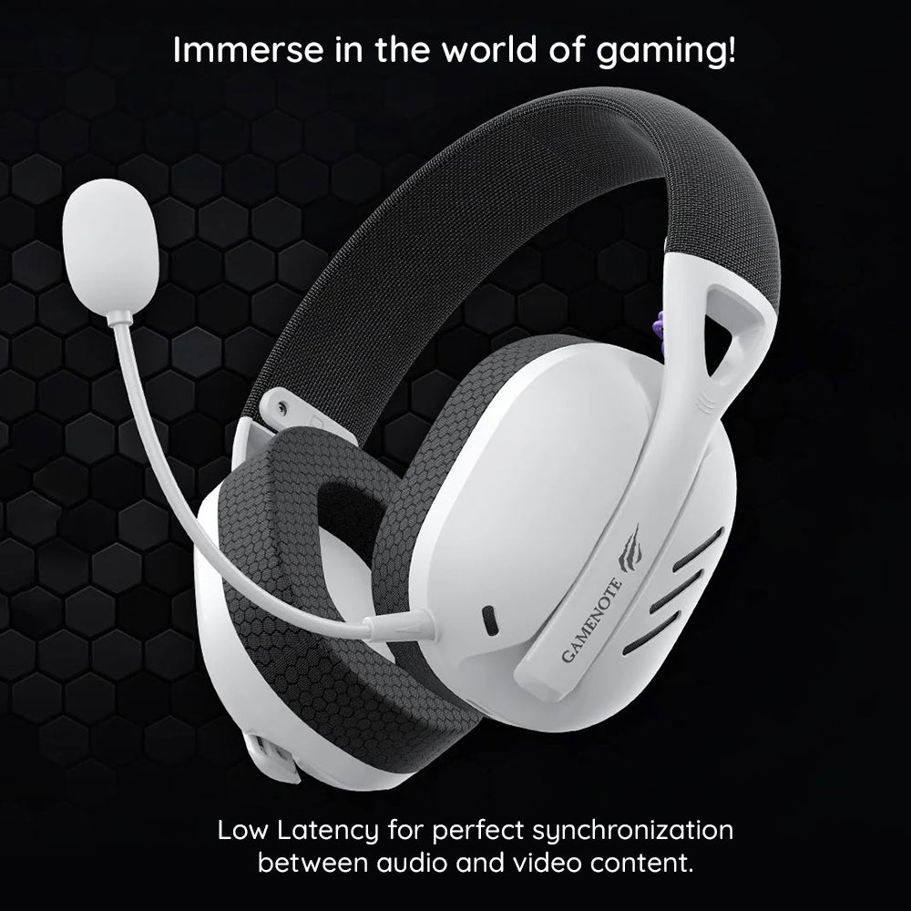 Bežične gejming slušalice HAVIT Fuxi-H3, BT / Wi-Fi / Žičane, Sive