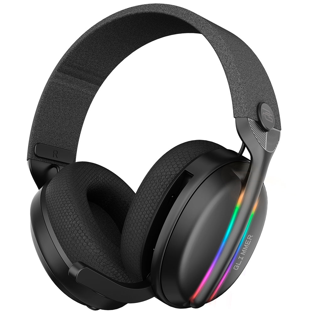 Slušalice za igranje Proove Glimmer, RGB, BT / Wi-Fi / Žičane, Crno-ljubičaste WHGL00022016