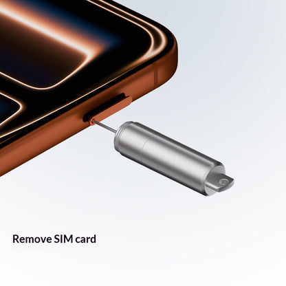 SIM ključ OEM CS-02, 3u1, Tip Privezak, Siva