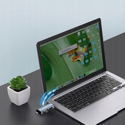 Čitač kartica USB / USB-C Tech-Protect, SD - microSD, Sivi