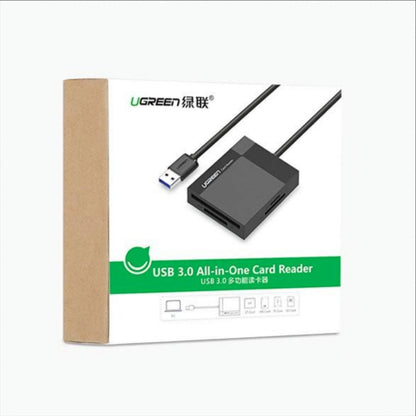 Čitač kartica USB 3.0 UGREEN CR125, SD - microSD - CF - MS, Crni