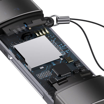 Čitač kartica USB / USB-C Baseus Lite, SD - microSD, Sivi WKQX060113