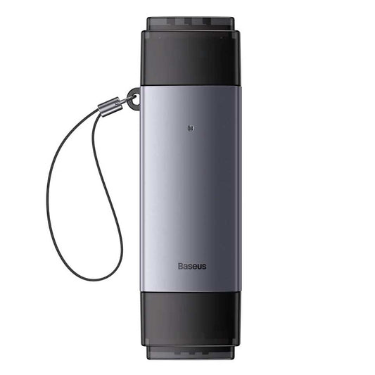 Čitač kartica USB / USB-C Baseus Lite, SD - microSD, Sivi WKQX060113
