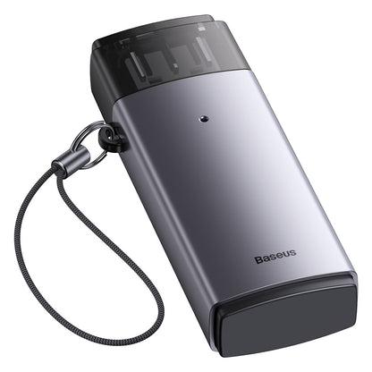 Baseus BS-OH069 USB Card Reader, SD - microSD, Grey WKQX060013 