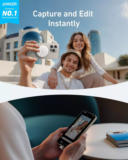 Čitač kartica USB-C Anker MagGo za Apple iPhone USB-C, SD - microSD, Beli A83D1G21