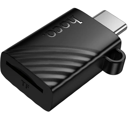 Čitač kartica USB-C HOCO HB53, microSD, Crna