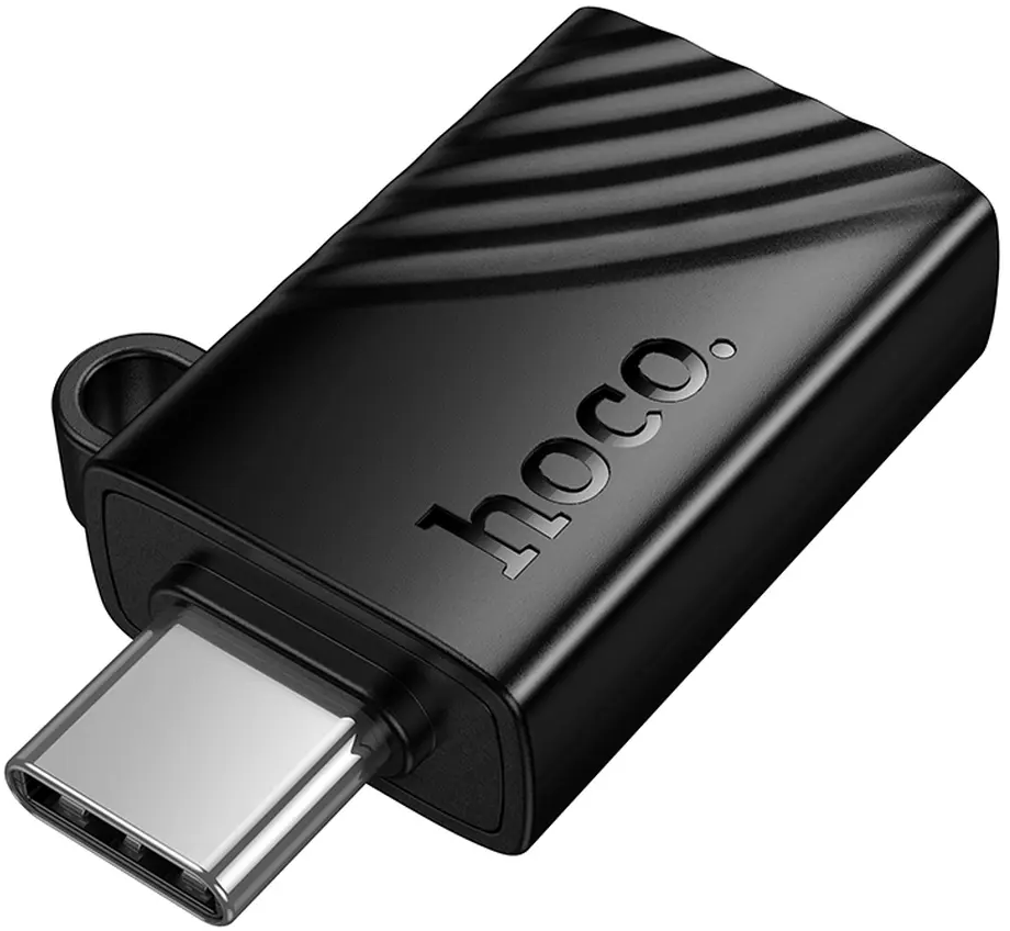 Čitač kartica USB-C HOCO HB53, microSD, Crna