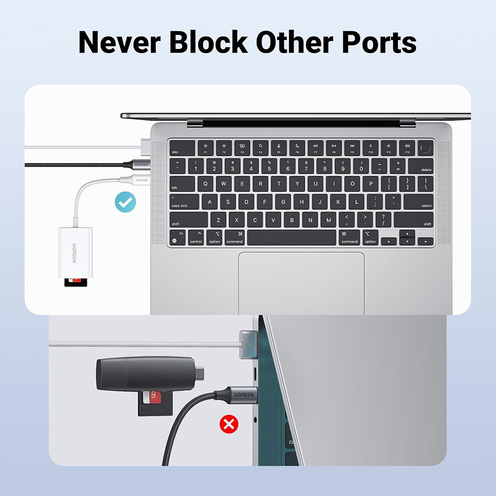 Čitač kartica USB-C UGREEN CM265, SD - microSD, Bela