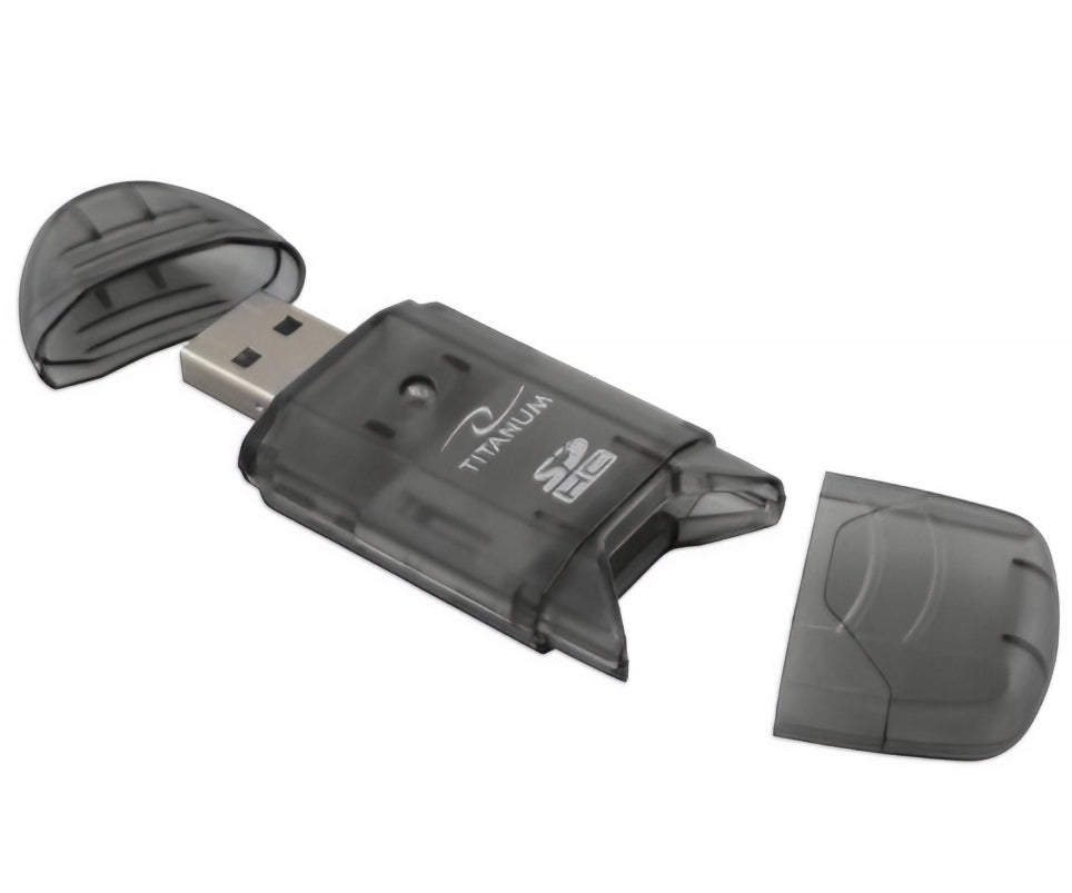 USB čitač kartica Esperanza Titanum TA101K, SD, Crna