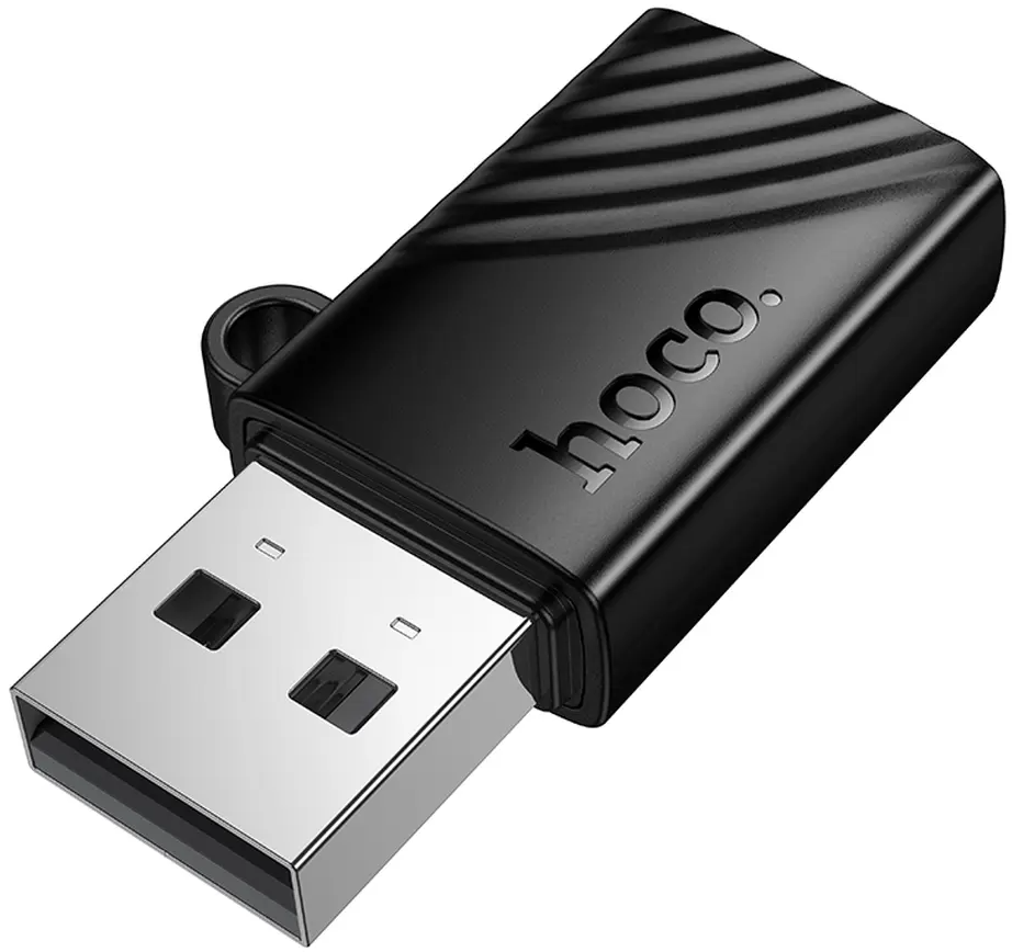 USB čitač kartica HOCO HB53, microSD, Crna