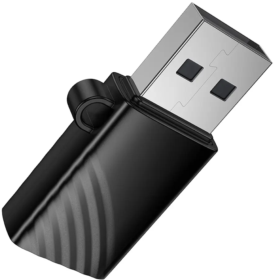 USB čitač kartica HOCO HB53, microSD, Crna