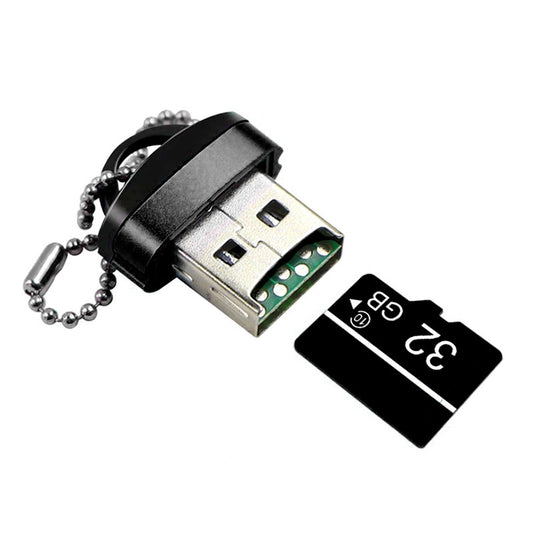 USB čitač kartica OEM CR01, microSD, Crna
