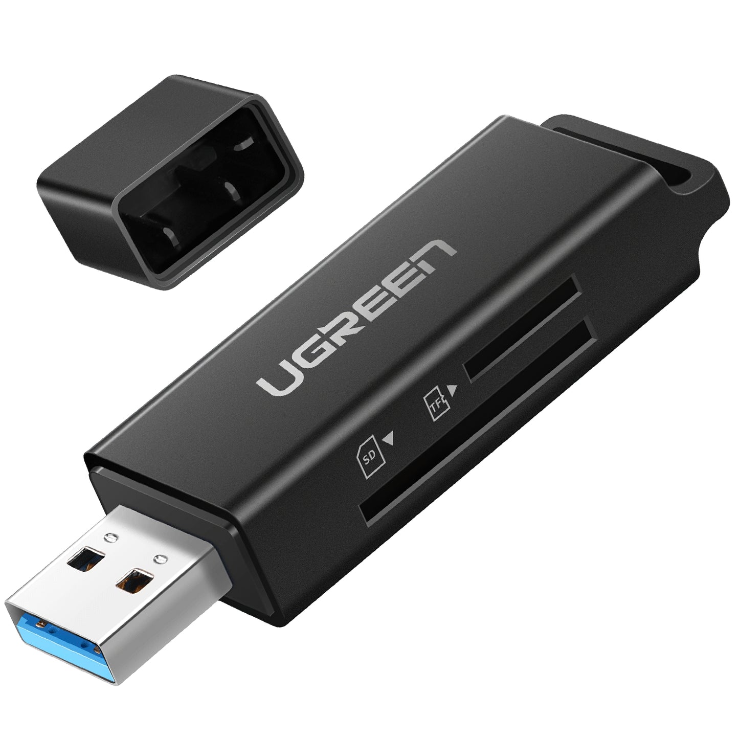 USB 3.0 Card Reader UGREEN CM104, SD - microSD, Black