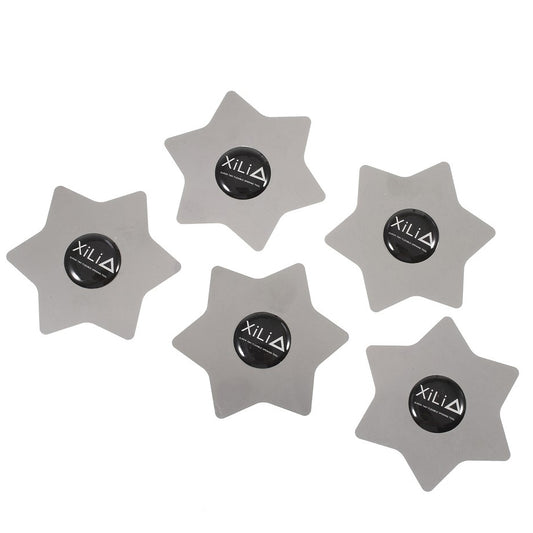 Metalne štipaljke Xili Hexagon, Set 5 komada