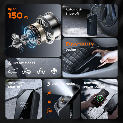Auto kompresor Flextail Evo 150