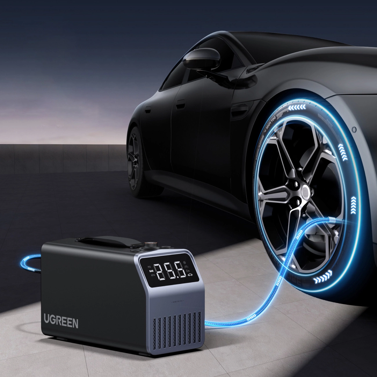 Auto kompresor UGREEN Digital Display