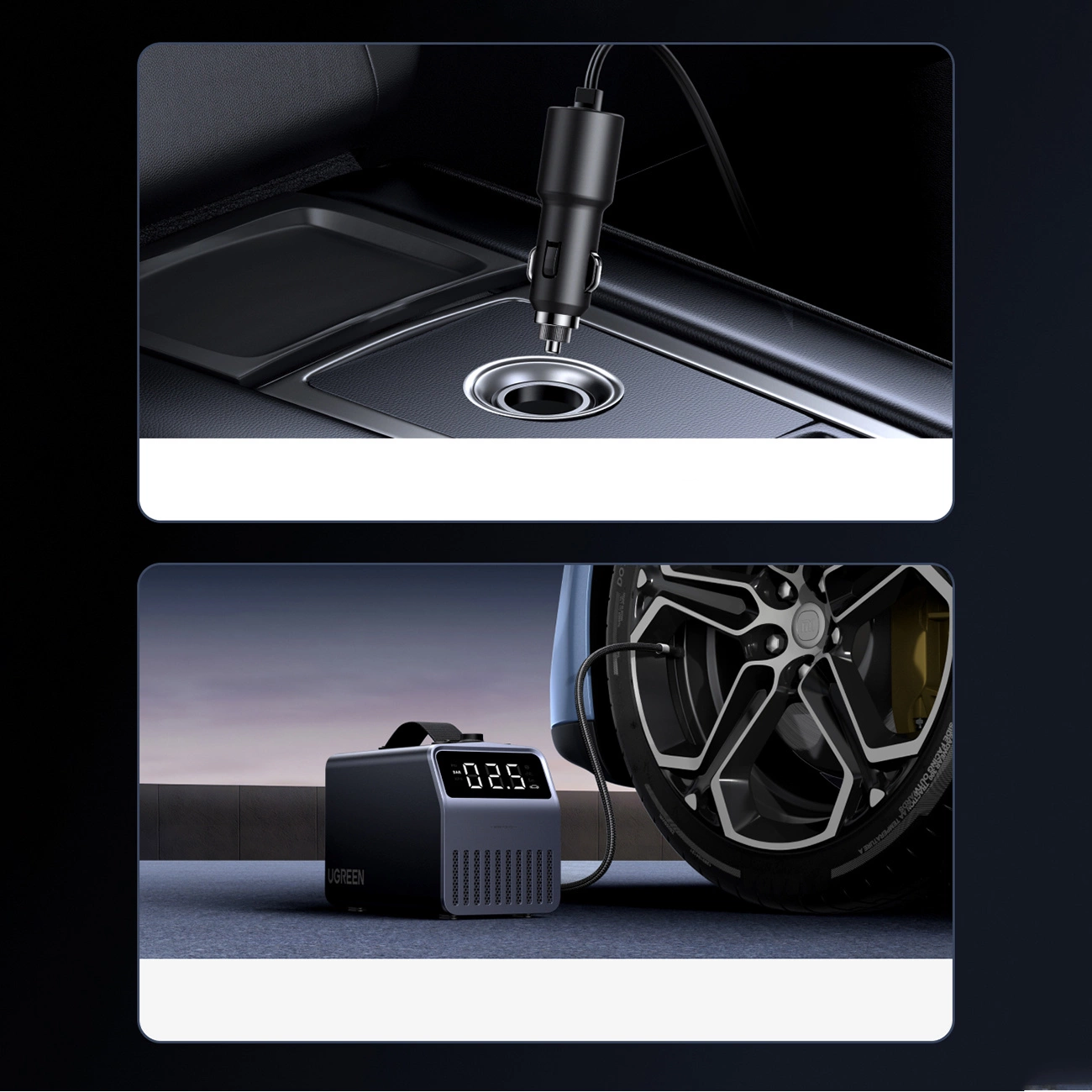 Auto kompresor UGREEN Digital Display