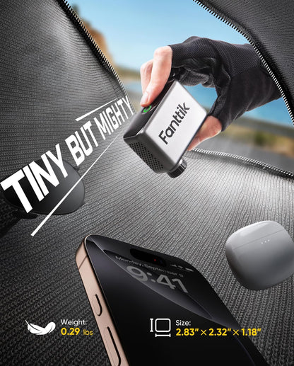 Kompresor za bicikl Fanttik X10 Ace Tiny, sivi
