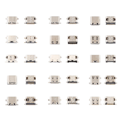 Paket USB-C konektora za punjenje, Razni Modeli, Set od 75 komada