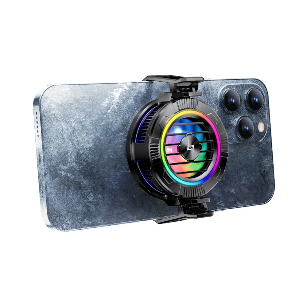 Cooler za gejming telefon Techsuit P66, Crni
