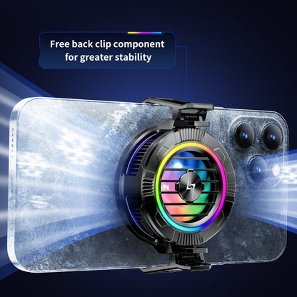 Cooler za gejming telefon Techsuit P66, Crni