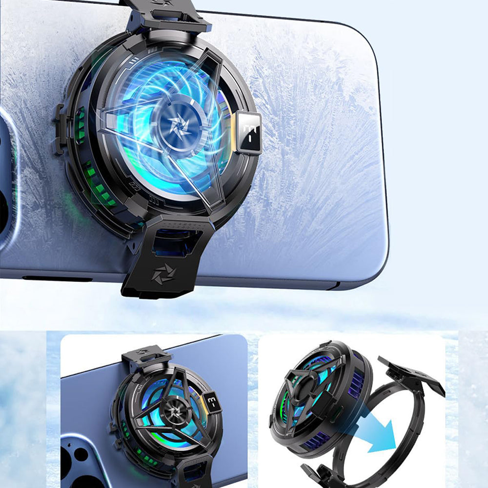 Cooler za gejming telefon Techsuit SL17, Crni