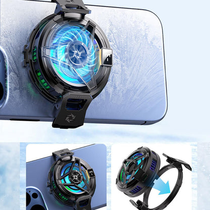 Cooler za gejming telefon Techsuit SL17, Crni