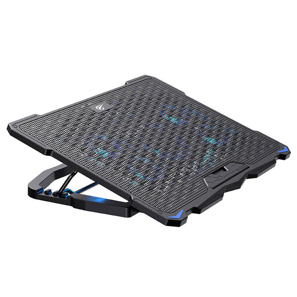 Cooler HAVIT F2076, za laptop max. 17 inča, Crni, Ponovo zapečaćen