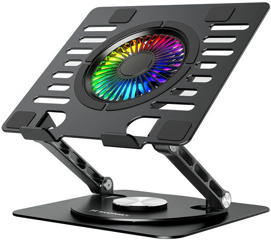 Hladnjak WZK CoolBase za laptop 10–16 inča, RGB, crni