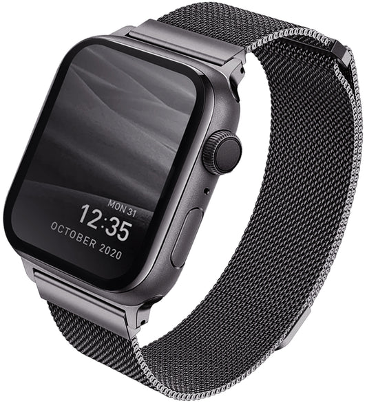 Kaiš UNIQ Dante za Apple Watch 45mm / 44mm / 42mm Series, Siva