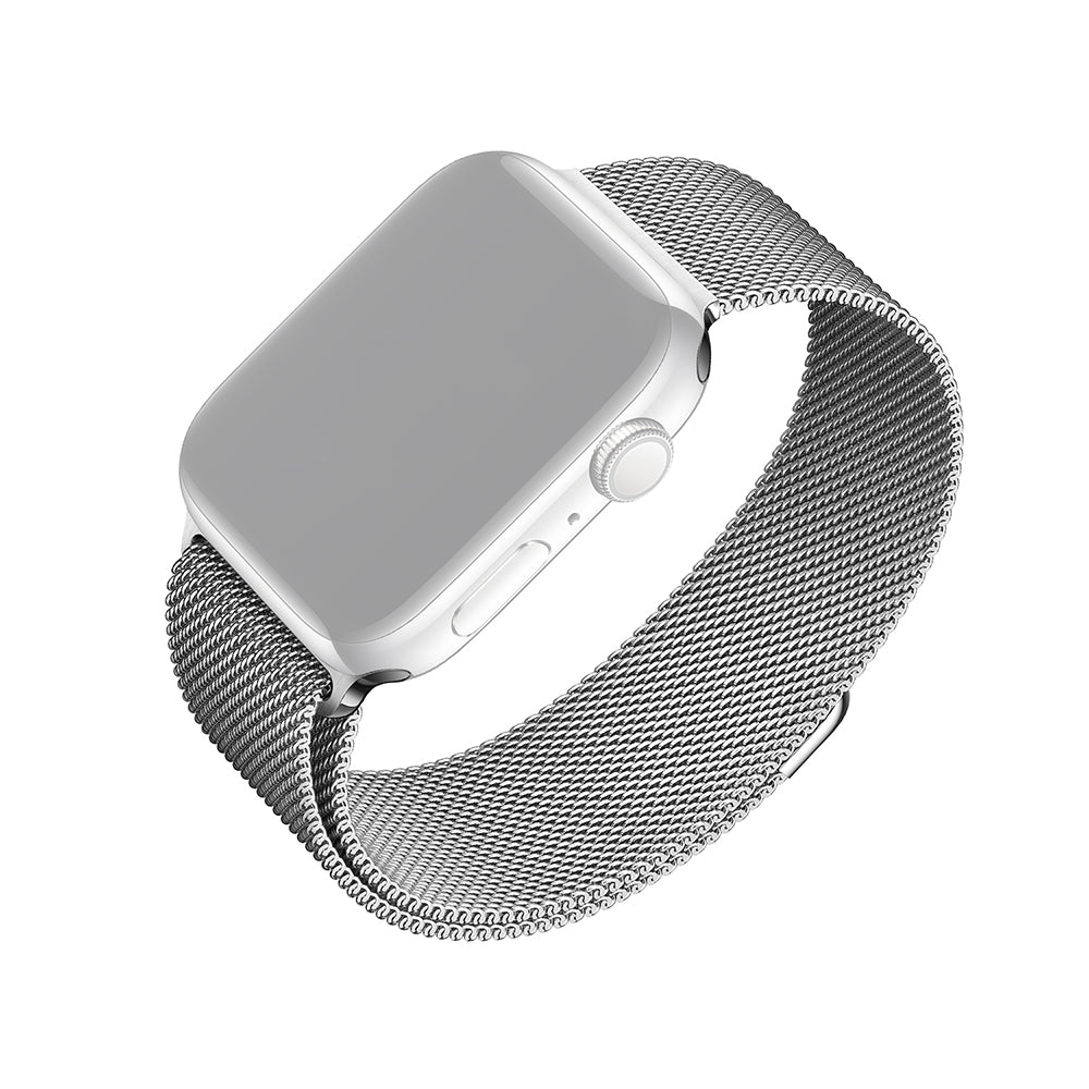 Kaiš Fixed Mesh za Apple Watch 42mm / 41mm / 40mm / 38mm serije, Srebrni