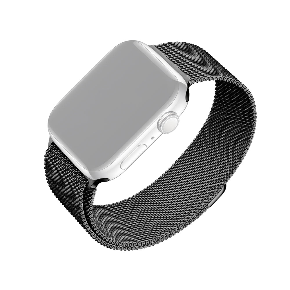 Kaiš Fixed Mesh za Apple Watch 42mm / 41mm / 40mm / 38mm serije, Crni