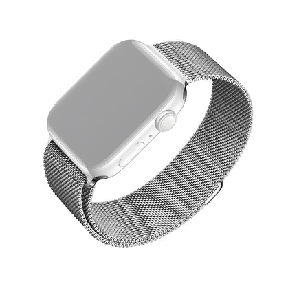Kaiš Fixed Mesh za Apple Watch 49mm / 46mm / 45mm / 44mm / 42mm serije, Srebrni